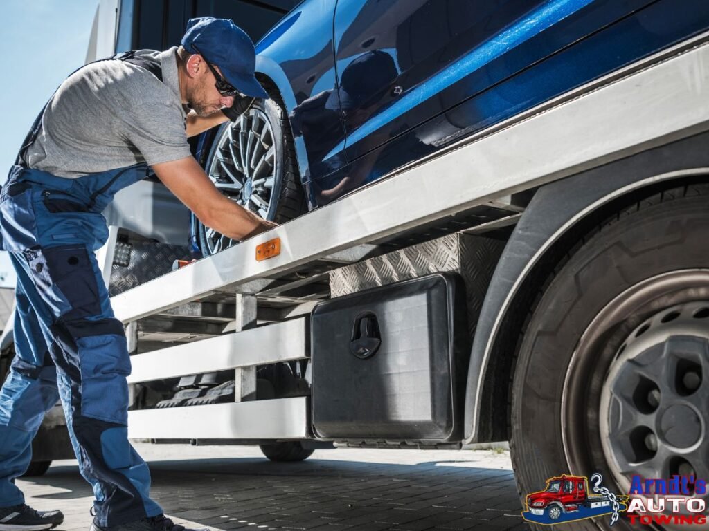 Arndt's Auto Towing best local towing company Benton Harbor Michigan 49022 24 hour tow truck service
