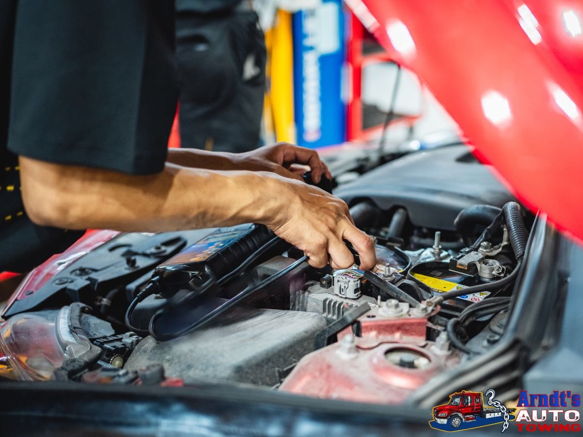 Arndt's Auto Towing roadside assistance jump start service Benton Harbor Michigan 49022