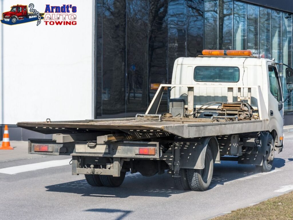 Flatbed tow truck roadside help Berrien County Southwest Michigan Benton Harbor 49022